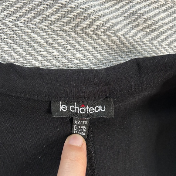 Le Château⎪Sleeveless Tuxedo Dress - Picture 9 of 10